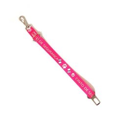 Cinto De Segurança Nylon 25Mm Cachorro Rosa Tamanho Único - 3