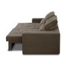 Sofá Retrátil e Reclinável 2 Lugares 1,50m com Molas Milena Suede Cappuccino Rover & Beato - 5