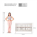 Ver imagem 5 de Quarto Bebê Berço Bbi-56 Colchão+Cômoda Cvc Dm-217 Ditália