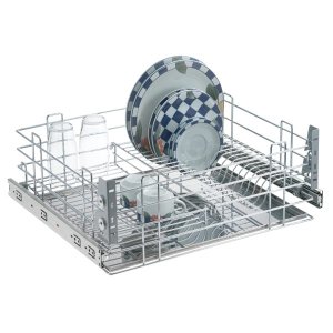 Gaveta Escorredor de Louça Prato 670mm com Bandeja Inox