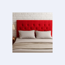 Ver imagem 2 de Cabeceira Cama Casal Queen Box Estofada 1,60 Capitonê:vermelho