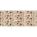 Ver imagem 1 de Passadeira Antiderrapante Tropical Coffe Bege 0,43x1,30M - Kapazi