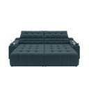 Ver imagem 5 de Sofá Connect Premium 2,00m Assento Retrátil/reclinável com Porta Copos e Entrada Usb Suede Petró