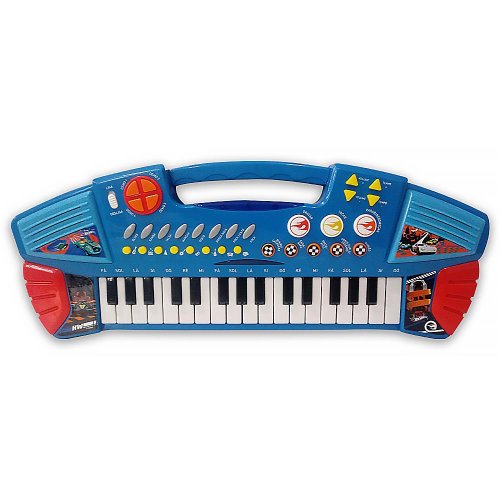 Teclado Piano Musical Brinquedo Infantil Divertido Som Luzes Carrossel