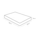 Ver imagem 5 de Colchão Viúva Ortobom Physical Super Resistente Branco com Estampa Florida 128x188x20
