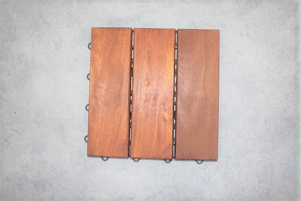 Deck Modular 3 Ripas 30x30 Kit 72 Peças (6M²) - 3