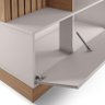 Estante Home Theater Maceió Freijó Off White – Colibri - 5