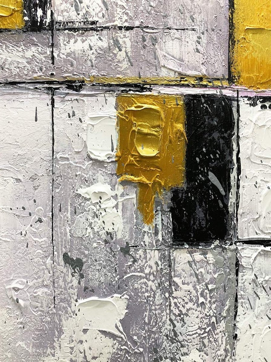 Quadro Pintura Tela claramente fundo granular 5235: 150cm (A) x 100cm (L) - 5