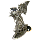 Ver imagem 1 de Castiçal ANJO Em Alumínio Artesanal Reciclado SAT Anjo Brilhante