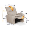 Ver imagem 3 de Poltrona do Papai Reclinável Copenhagen Corino