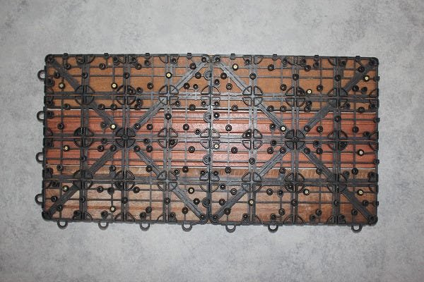 Deck Modular 3 Ripas 30x60 Kit 12 Peças (2m²) - 5