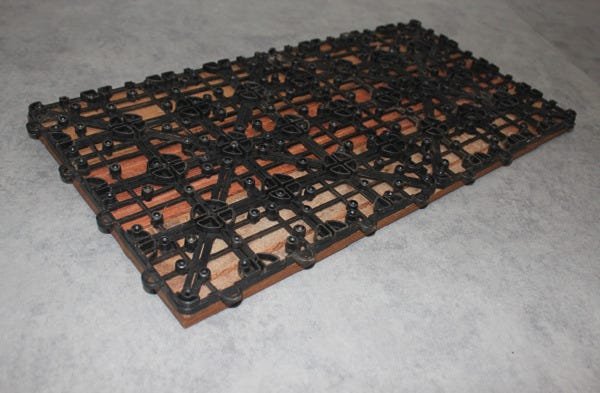 Deck Modular 3 Ripas 30x60 Kit 15 Peças (2,5m²) - 6