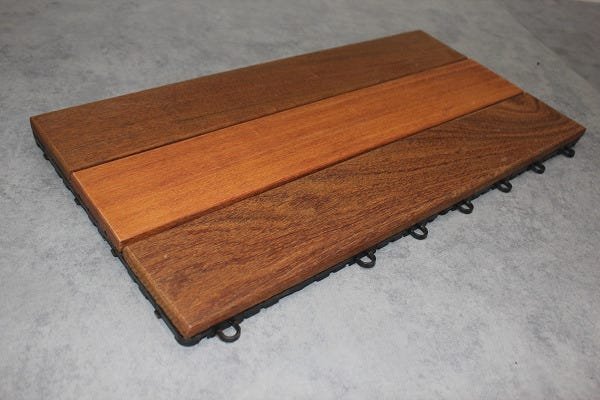 Deck Modular 3 Ripas 30x60 Kit 15 Peças (2,5m²) - 4
