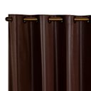 Ver imagem 3 de Cortina Daily Varão 1,5m Blackout PVC 2,20MX1,30m Sala Quarto Marrom