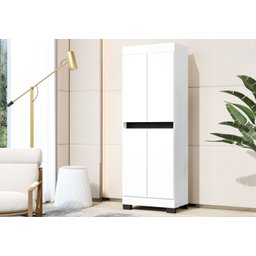Armário Multiuso Escritório Quarto 4 Portas Gael Rede Móveis - 1