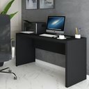 Ver imagem 1 de Mesa Escrivaninha Berlim 163 Cm Preto - Panorama Móveis
