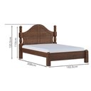 Ver imagem 6 de Cama Casal Classica Madeira Maciça 2259 Cafe Milani Store