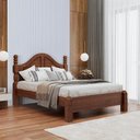 Ver imagem 1 de Cama Casal Classica Madeira Maciça 2259 Cafe Milani Store
