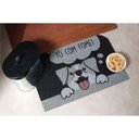 Ver imagem 2 de Capacho Vinil Pet Dog Preto 0,40x0,60M - Kapazi