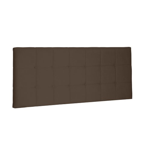 Cabeceira Painel Verona Para Cama Box Casal 140 cm Suede - D’Rossi - Caramelo