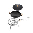 Ver imagem 1 de Kit Disco Chapa Bifeteira alta com tampa 43cm + Fogareiro 12