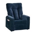 Ver imagem 1 de Poltrona Reclinável Pallas MX-5 Suede Azul Marinho E 433 – Matrix