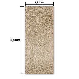 Revestimento Efeito Metálico Martelado Prata Interno/externo 2,90m X 1,22cm - 4