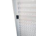 Ver imagem 3 de Porta de Alumínio de Correr Balcão 3 Folhas Branca Modular com Trinco:210 x 150
