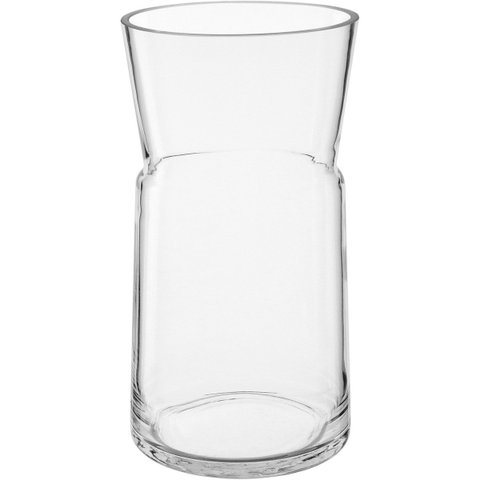 Vaso Decorativo Enfeite Casa Home&Co Vidro 25x13x13cm Transparente