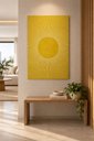 Ver imagem 1 de Quadro Sol Radiante Arte Minimalista 50x75