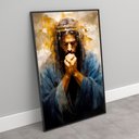 Ver imagem 5 de Quadro Decorativo Jesus Orando Sala Quarto Casa Escritório