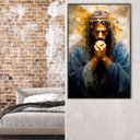 Ver imagem 1 de Quadro Decorativo Jesus Orando Sala Quarto Casa Escritório