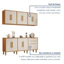 Ver imagem 4 de Cozinha Completa 4 Peças 11 Portas 2 Gavetas Lorena