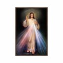 Ver imagem 1 de Quadro Decorativo - Jesus Misericordia Divina Rlg009 - Tela Canvas - 60x40cm