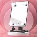 Ver imagem 4 de Espelho Maquiagem com Luz de Led Bandeja Camarim Mesa Iluminação Penteadeira Decorativo Portátil