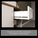 Ver imagem 6 de Gabinete para banheiro Veneza 01 porta 01 gaveta sem cuba 70cm Nogal/Branco - Móveis Bosi