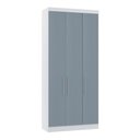 Ver imagem 1 de Guarda Roupa Dormitório Modulado Alpes 3 Portas C/ Cabideiro - Módulo Roupeiro Alpes - Luciane:azul