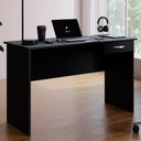 Ver imagem 2 de Mesa para Escritorio 1 Gaveta 120 Cm 6901 Preto Mobbs