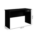 Ver imagem 3 de Mesa para Escritorio 1 Gaveta 120 Cm 6901 Preto Mobbs