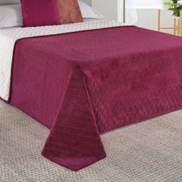 Cobertor Avulso Solteiro com efeito Pele de Carneiro - Chamber Sherpa Cereja - Tekstil - 10