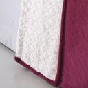 Ver imagem 7 de Cobertor Avulso Solteiro com efeito Pele de Carneiro - Chamber Sherpa Cereja - Tekstil