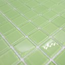 Ver imagem 2 de Pastilha de Vidro Cristal Verde Lisa 30x30cm para Piscina