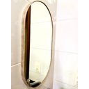 Ver imagem 4 de Espelho Decorativo Adnet Oval Orgânico 50x80 Cm + Pendurador:ancara