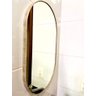Espelho Decorativo Adnet Oval Orgânico 50x80 Cm + Pendurador:ancara - 4