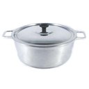 Ver imagem 1 de Caçarola Panela Polida Alça Alumínio Fundido com Tampa 22cm