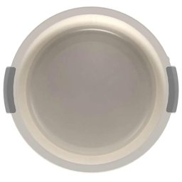 Bacia Flow 5l Bege ou com Pega Ergonômica e Gradação de Litros Lavanderia Limpeza - 6