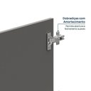 Ver mais imagens de Módulo 70x180 2 Portas 1 Kit Prateleira Frame CabeCasa MadeiraOriginals