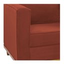 Ver imagem 6 de Sofá 2 Lugares Europa Suede Terracota - Am Decor