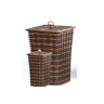 Kit 02 Cestos 1 Roupas E Cesto Lixo Banheiro Junco - 1