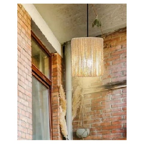 Pendente Leblon Minimalista Sisal Estilo Japandi